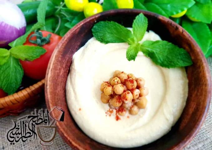 Step-by-Step Guide to Prepare Super Quick Homemade Chickpea_and_Tahini_purée