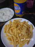 بطاطس مقلية بزيت الدجاج المتبل😋👌