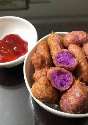 Hình của món Bánh khoai mỡ chiên ✨.