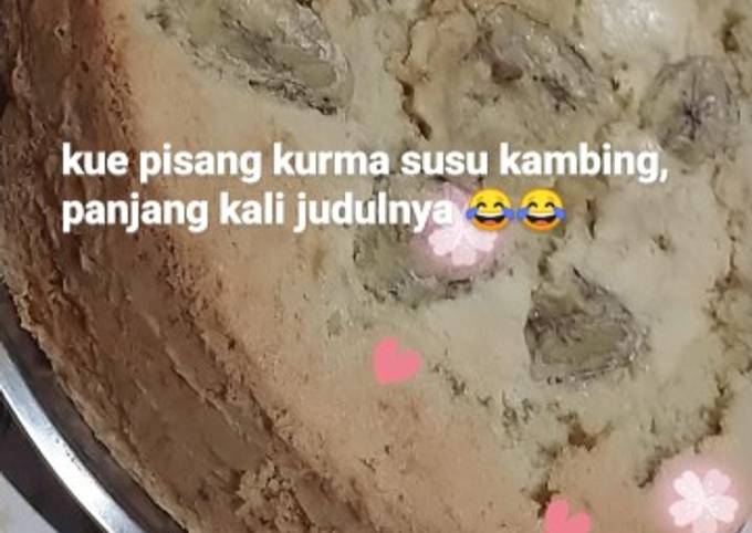 Resep Bolu Pisang Kurma Susu Kambing Oleh Rizki Meilani Siregar Cookpad