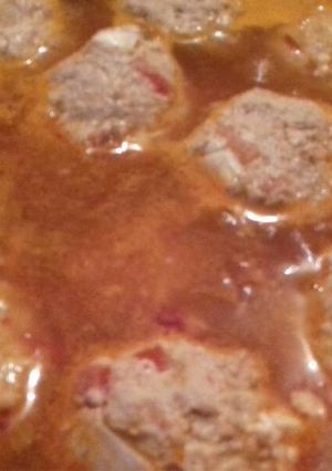 Una foto de Caldo de albóndigas