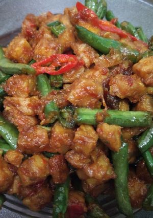 Foto resep 140. Oseng2 Kacang Panjang & Tempe