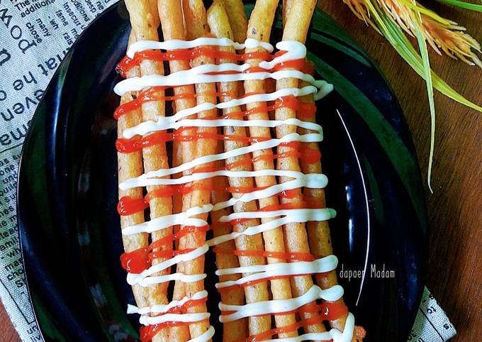 Resep [Week-9] POTATO LONG STICK - Ide Cemilan Anak, Mudah &amp; Praktis Anti Gagal