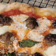 A picture of Wood Fired MeatBall Recipe for Pizza.