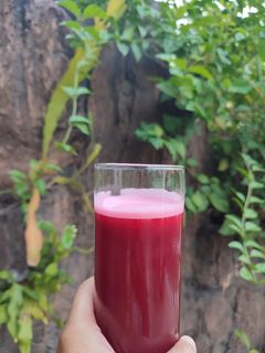 Foto resep Jus Buah Bit, Nanas, dan Strawberry