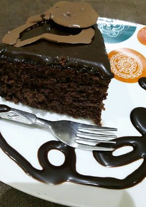 صورة لوصفة كيكة هيرشي الهشه