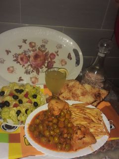 صورة لوصفة طاجين الزيتون احمر