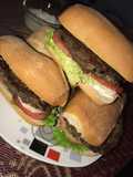 Hamburguesa de lentejas con Atún