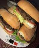 Hamburguesa de lentejas con Atún