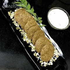 Sprouted Moong Dal Idli A picture of Sprouted Moong Dal Idli.