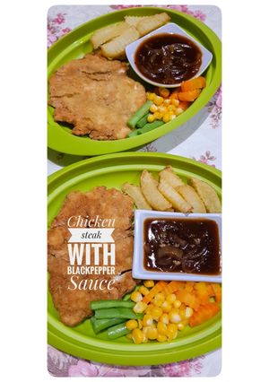 Foto resep 54. Chicken Steak With Blackpepper Sauce