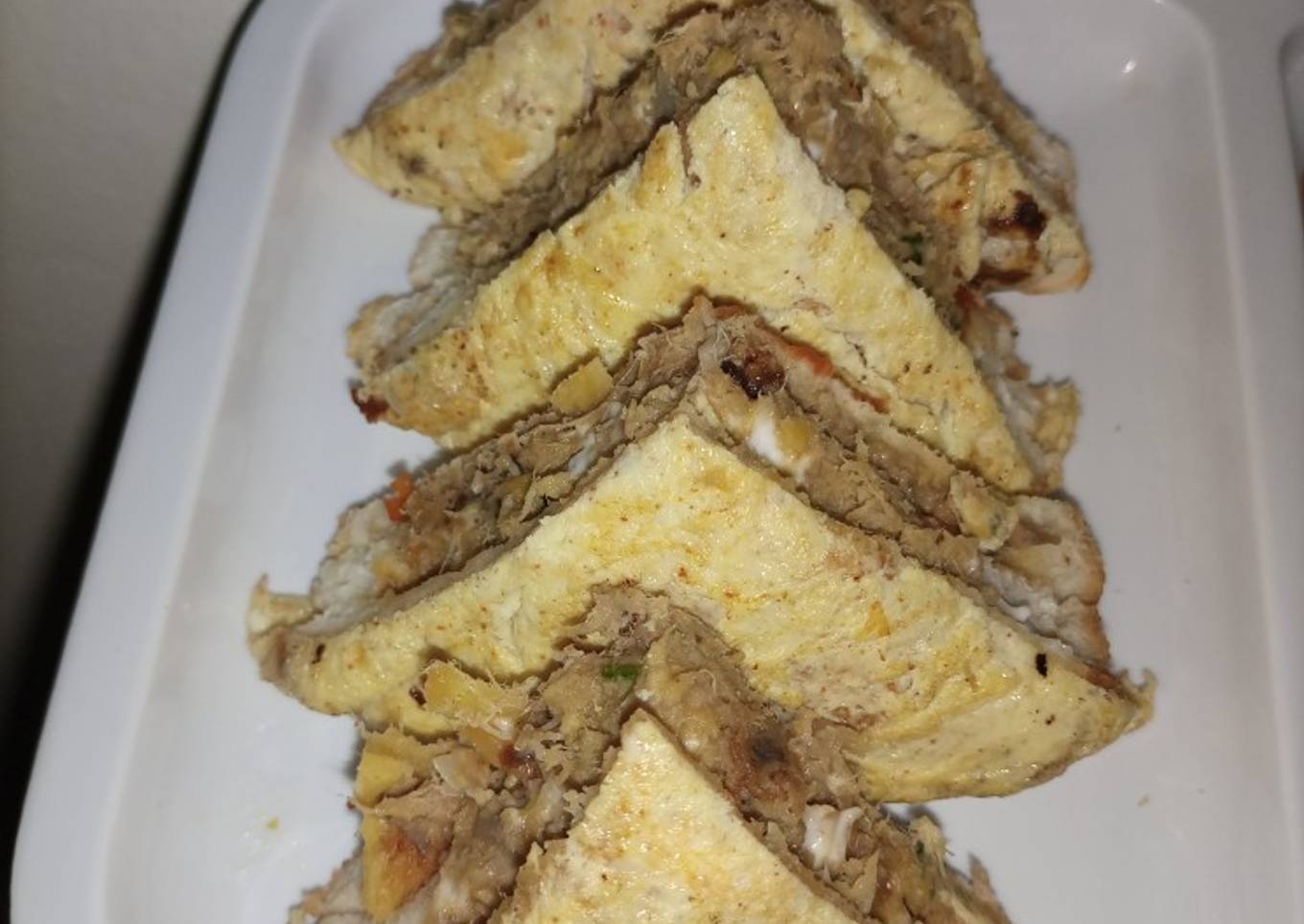 Egg Wrapped Shami Sandwich