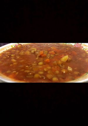صورة لوصفة اكله العدس التركيه 🇹🇷- mercimek yemek