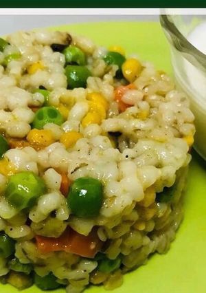 A picture of Barley khichadi.