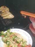 Bbq chicken kabobs (who needs the salt shaker?)
