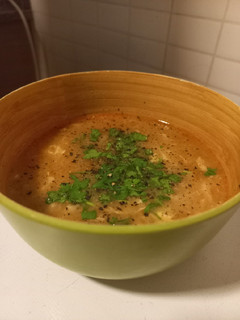 Una foto de Sopa de ajo 🧄