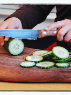 A picture of Sweet cucumber salad.