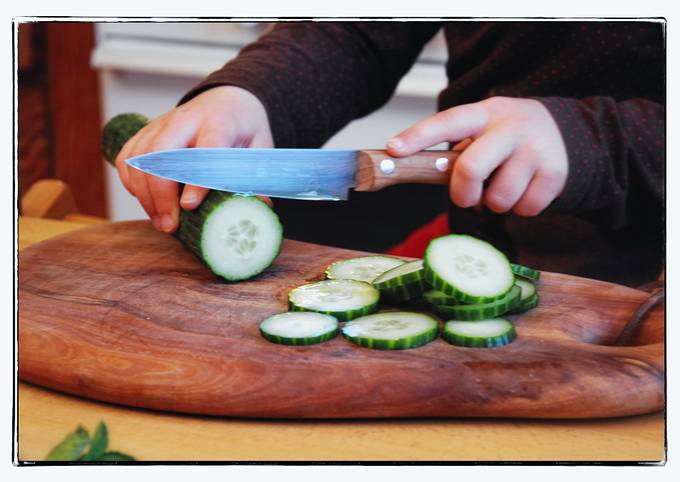 Sweet cucumber salad recipe main photo