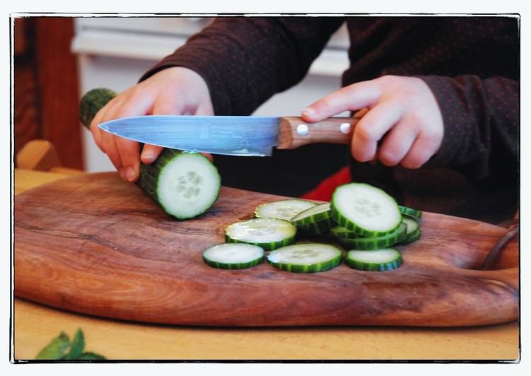 Steps to Make Award-winning Sweet cucumber salad