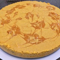 Mango cheesecake A picture of Mango cheesecake.