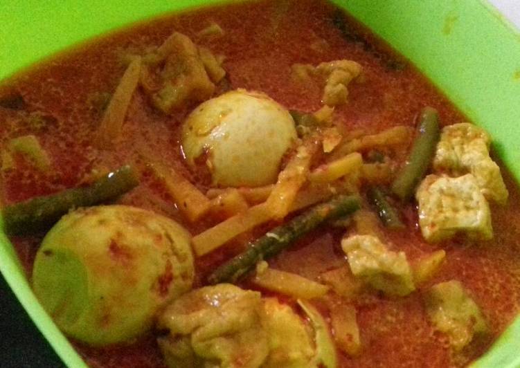 Bagaimana Membuat TTS (Tahu Telur Sayur) Kare yang Bikin Ngiler