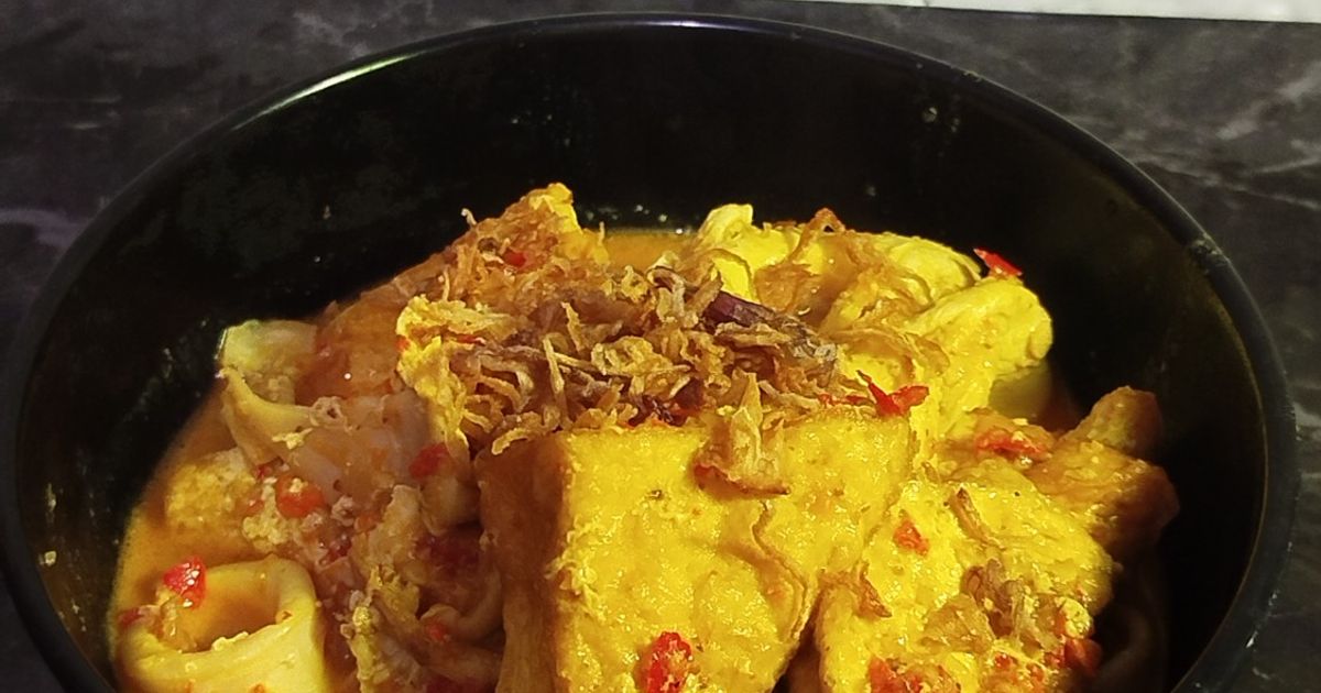 Cumi Tahu Kuah Santan