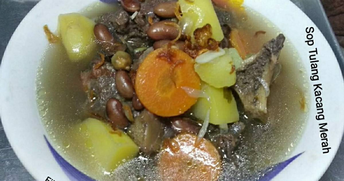 Resep Sop Tulang Kacang Merah Presto Oleh Fidi Arkasyana Cookpad