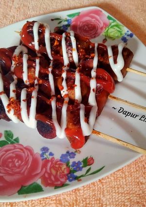 Foto resep Sate sosis dan pentol simple