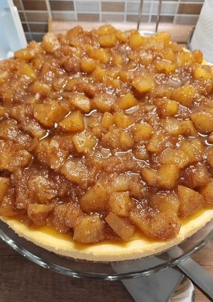 Sajtorta karamellás alma raguval!🎂👌😀 recept fotója