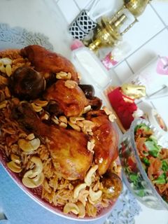 صورة لوصفة كبسة بالدجاج