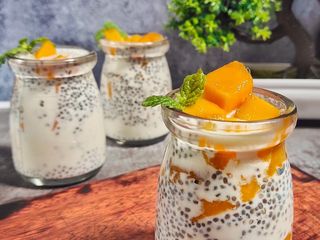 Puding Chia Seed Mangga