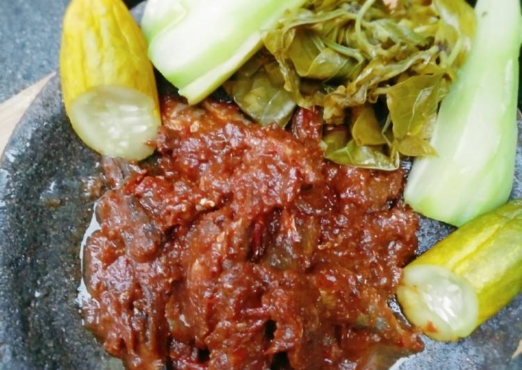 Bumbu mengolah Sambel Bajak Ikan Peda yang Lezat