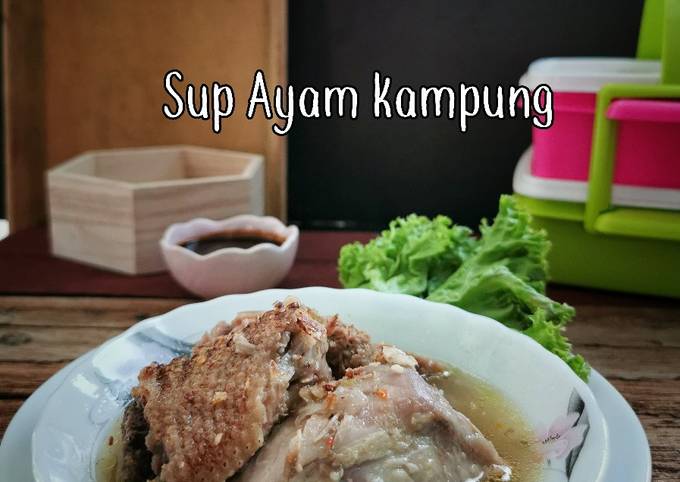 Resipi Sup Ayam Kampung Oleh Nur Nadiah Cookpad