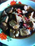 Tahu Matang/Tahu Kulit Kecap Pedas