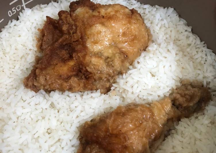 Resep #2 Nasi KFC Viral yang Bikin Ngiler