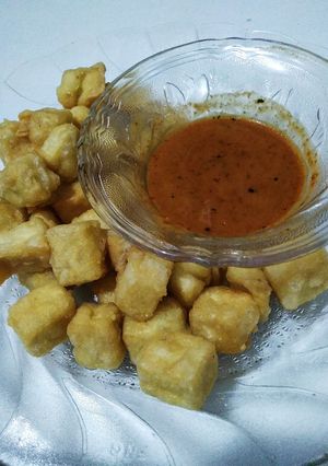 Foto resep Tahu Goreng Tepung Sambal Pecel