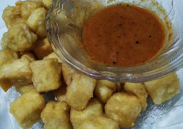 Cara Gampang Menyiapkan Tahu Goreng Tepung Sambal Pecel yang Menggugah Selera