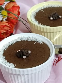 عکسی از دستور فرنی قهوه و شکلات