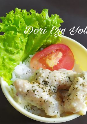 Foto resep MPASI 22MO BIRRU: RICE BOWL DORI EGG YOLK