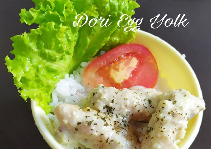 Cara Gampang Membuat MPASI 22MO BIRRU: RICE BOWL DORI EGG YOLK yang Enak Banget