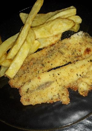Una foto de Milanesa de pejerrey