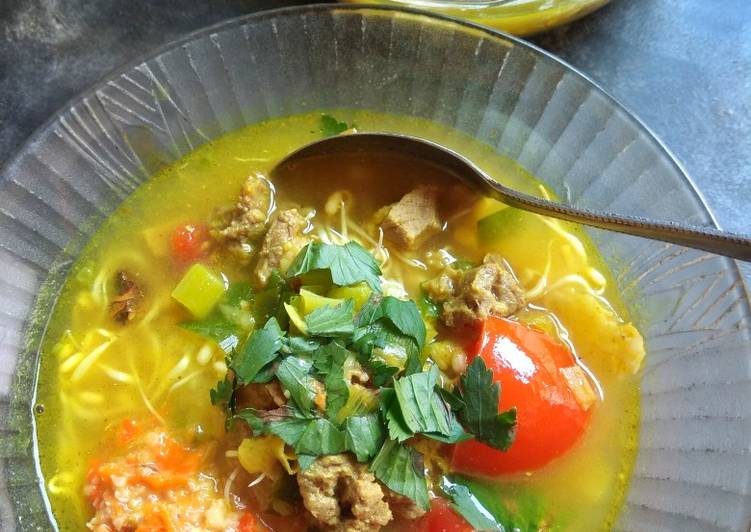 Resep Soto daging sapi Anti Gagal
