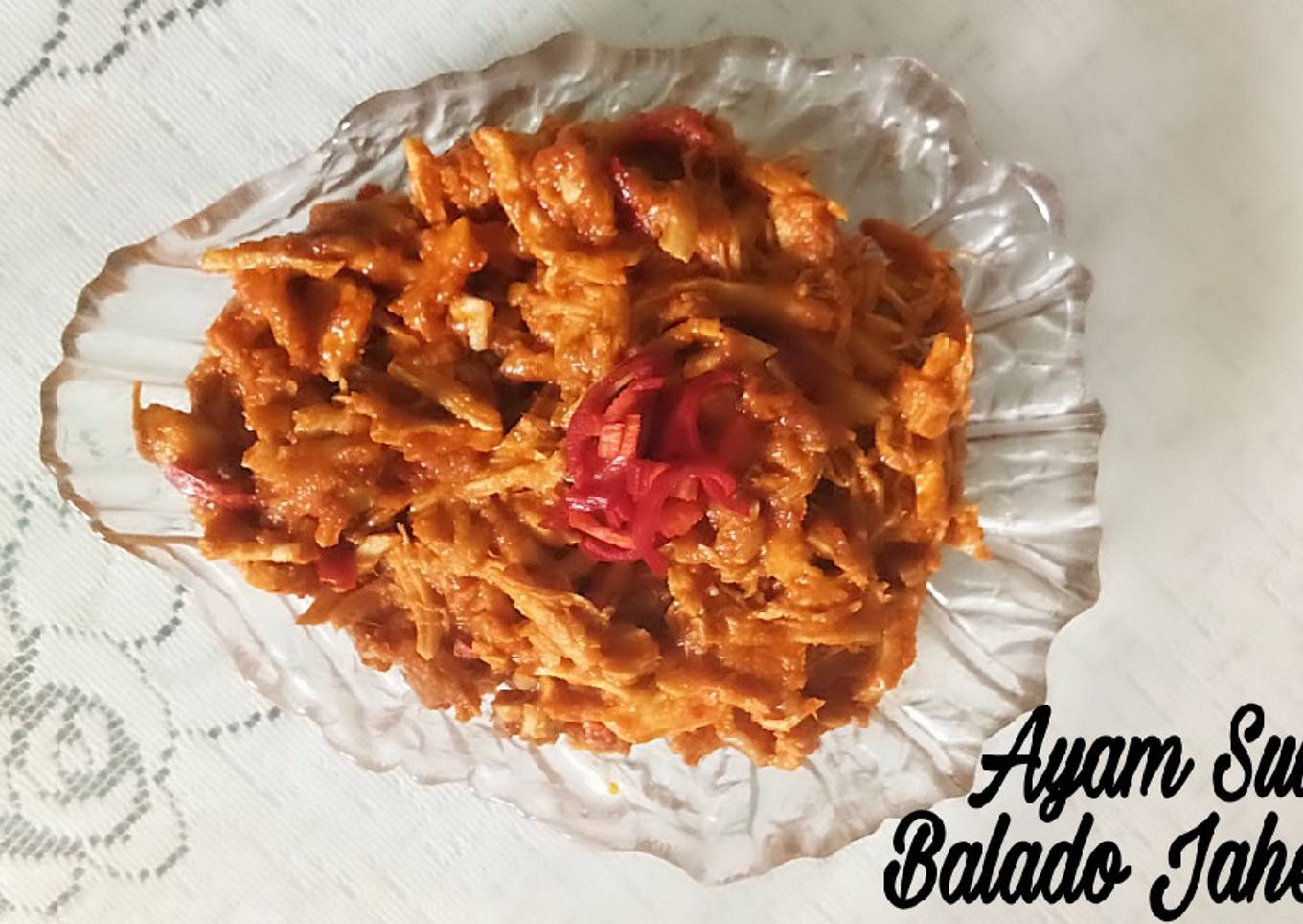 Ayam Suwir Balado Jahe Praktis