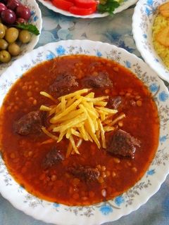 عکسی از دستور خورشت قیمه