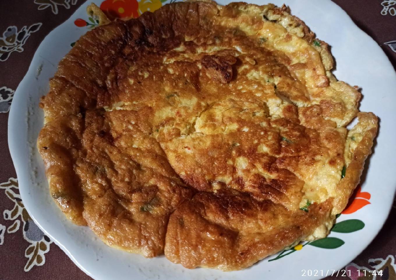 Telur dadar padang