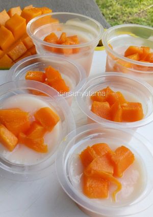 Foto resep Mango silky pudding