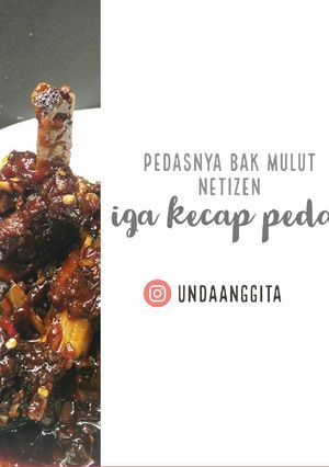 Foto resep Iga Kecap Pedas