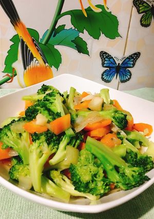 Foto resep Ca brokoli wortel