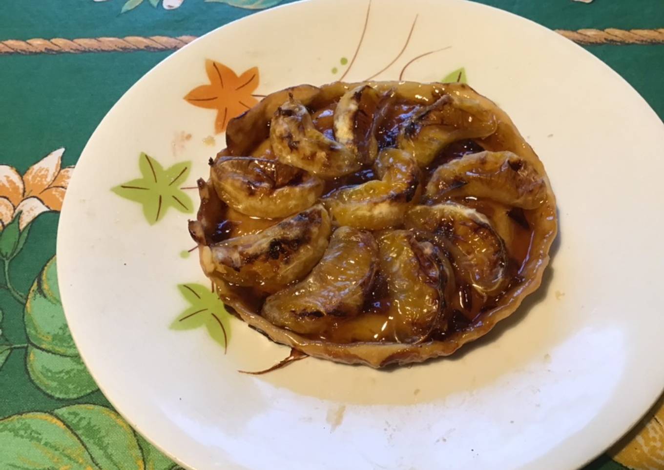 Tartelettes fines clémentines et prunes (pâte brisée vanille)