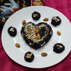 Black carrot halwa A picture of Black carrot halwa.